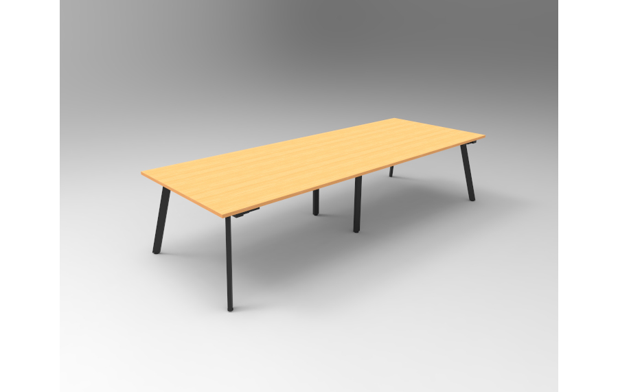 Beech Top with Black Frame